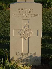 Salonika (Lembet Road) Military Cemetery - Rooke, T A